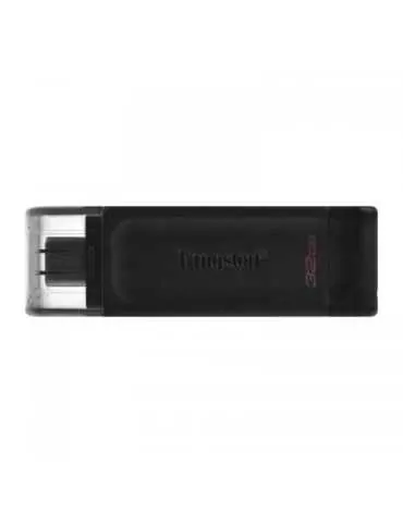 Stick memorie Kingston DataTraveler 70 32GB, USB 3.2 tip-C, Black Kingston - 1 - Tik.ro