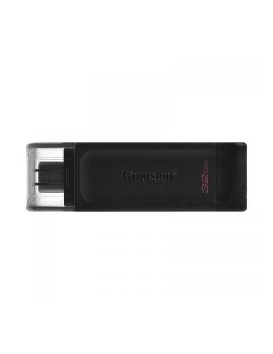 Stick memorie Kingston DataTraveler 70 32GB, USB 3.2 tip-C, Black Kingston - 1