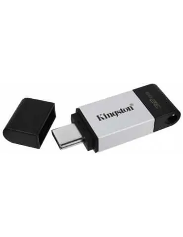 Stick memorie Kingston DataTraveler 80, 32GB, USB-C, Black-Silver Kingston - 1 - Tik.ro