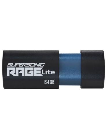 Stick memorie Patriot Supersonic Rage Lite 64GB, USB3.0, Black Patriot memory - 1 - Tik.ro