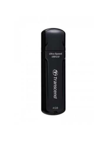 Stick memorie Transcend JetFlash 600 4GB, USB 2.0, Black Transcend - 1 - Tik.ro