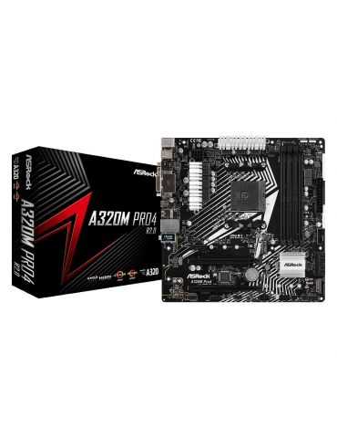 Placa de baza asrock socket am4 a320m pro4 r2.0 supports Asrock - 1