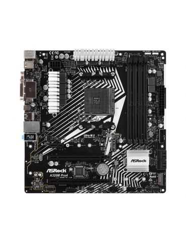 Placa de baza asrock socket am4 a320m pro4 r2.0 supports Asrock - 1