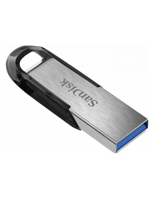 Stick Memorie Sandisk Cruzer Ultra Flair, 128GB, USB 3.0, Black/Silver Sandisk - 1