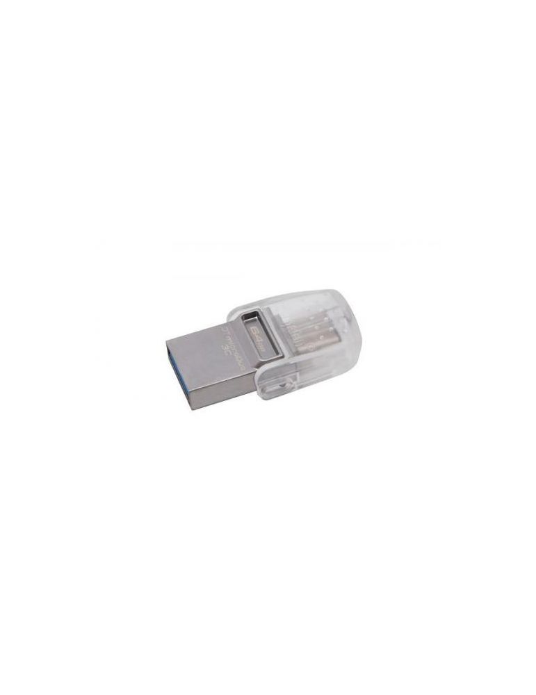 Stick Memorie Kingston DataTraveler MC3 64GB, microDuo3.0