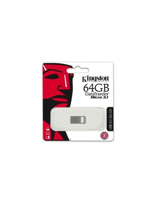 Stick Memorie Kingston DataTraveler MC3 64GB, USB3.0 Kingston - 1