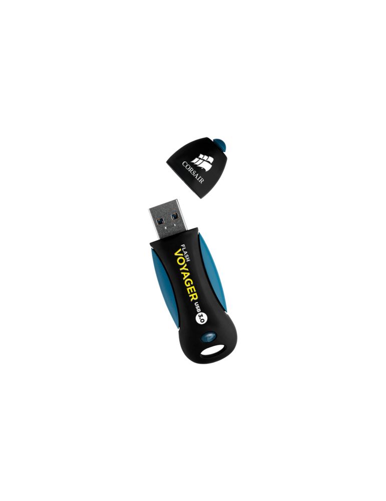 Stick memorie Corsair Voyager, 256GB, USB 3.0, Black-Blue