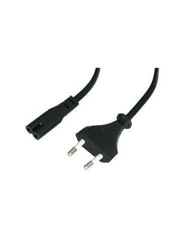 Lindy 30423 cabluri de alimentare Negru 5 m CEE7 16 Conector C7