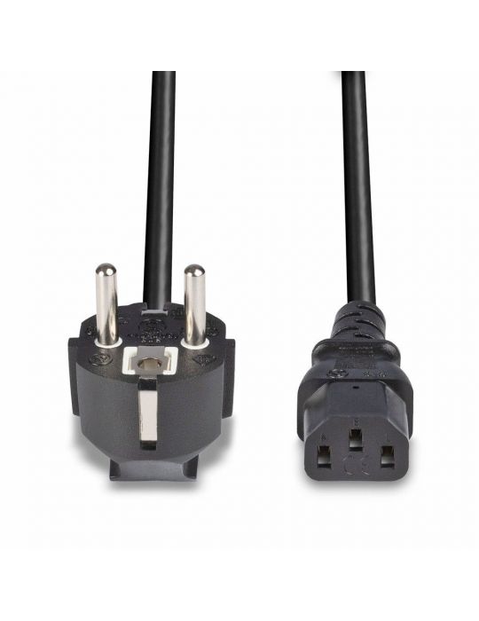 Lindy 30336 cabluri de alimentare Negru 3 m CEE7 7 Conector C13