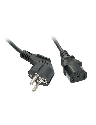 Lindy 30335 cabluri de alimentare Negru 2 m Cablu de alimentare tip F Conector C13 - Tik.ro
