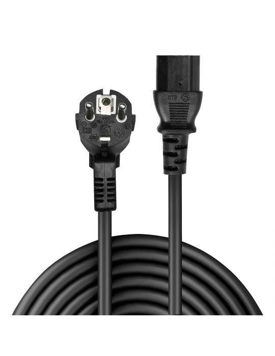 Lindy 30335 cabluri de alimentare Negru 2 m Cablu de alimentare tip F Conector C13