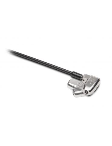 Kensington K66638EU cabluri cu sistem de blocare Negru, Argint 1,8 m