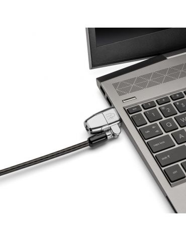 Kensington ClickSafe 2.0 Keyed Laptop Lock for Nano Security Slot cabluri cu sistem de blocare Negru 1,8 m