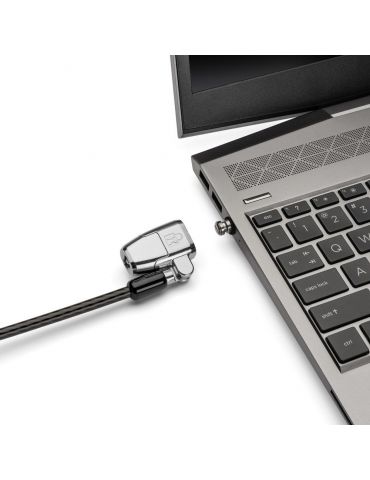 Kensington ClickSafe 2.0 Keyed Laptop Lock for Nano Security Slot cabluri cu sistem de blocare Negru 1,8 m