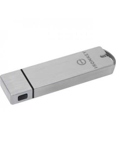 Memory Card Kingston IronKey Enterprise S250, 32GB, USB 2.0, Silver Kingston - 1 - Tik.ro