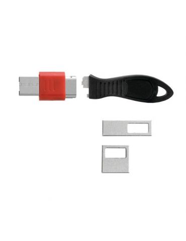 Kensington K67913WW cabluri cu sistem de blocare Negru, Roşu
