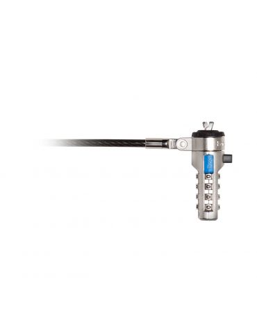 Kensington K64442WW cabluri cu sistem de blocare Negru, Din oţel inoxidabil