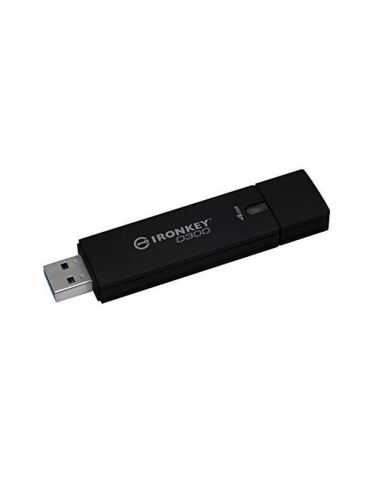 Stick Memorie Kingston IronKey D300S 256-bit XTS ecnryption, 4GB, USB 3.1, Black Kingston - 1 - Tik.ro
