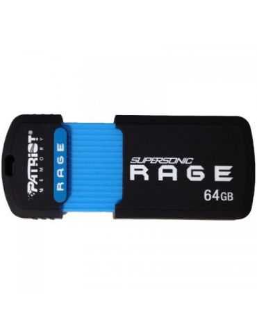 Stick Memorie Patriot Supersonic Rage XT 64GB, USB 3.0, Black-Blue Patriot memory - 1