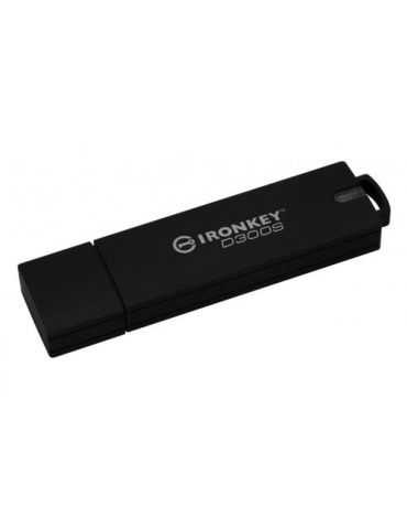 Memorie USB Kingston IronKey D300SM 4GB, USB 3.1, Black Kingston - 1 - Tik.ro