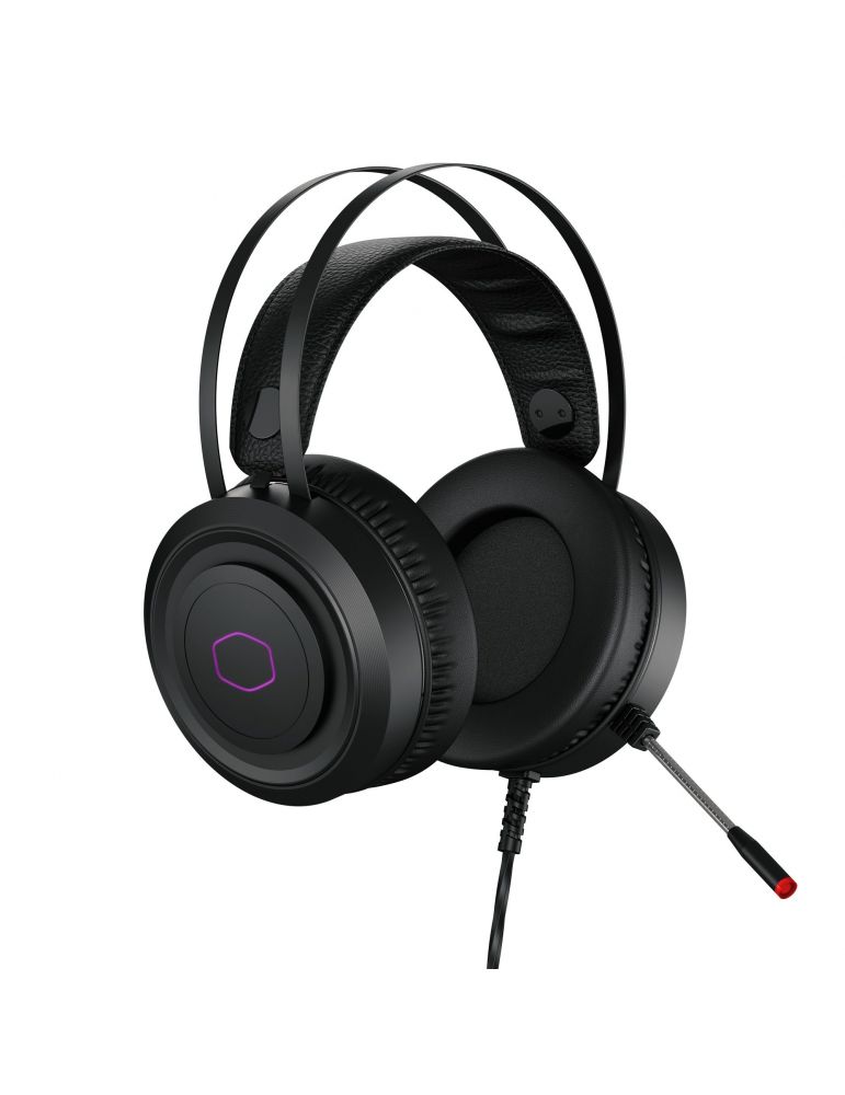 Casti cooler master ch-321 cu fir gaming utilizare multimedia microfon pe brat conectare prin usb 2.0 negru ch-321 (include tv 0
