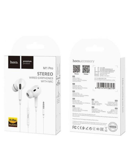 Handsfree casti earbuds hoco bm30 max cu microfon 3.5 mm Phone accessories - 1