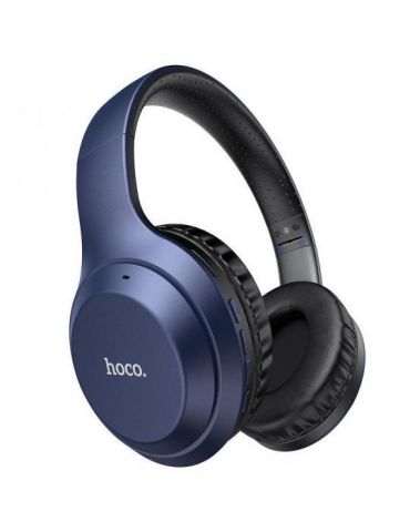 Handsfree casti bluetooth hoco w30 fun singlepoint on-ear albastru Phone accessories - 1