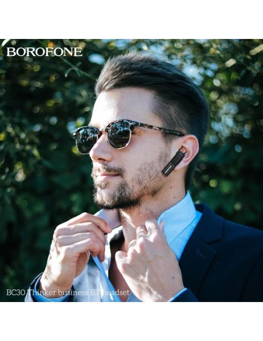 Handsfree casca bluetooth borofone bc30 singlepoint business negru Phone accessories - 1