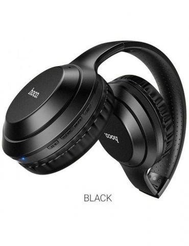 Handsfree casti bluetooth hoco w30 fun singlepoint on-ear negru Phone accessories - 1