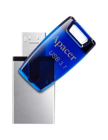 Memorie USB , Apacer , OTG AH179 16GB USB 3.1 , albastru Apacer - 1 - Tik.ro