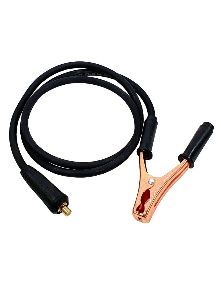 ProWELD MCS-001 cablu sudura 1.5m cu cleste masa 150A conector cablu 35-50