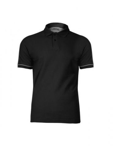 Tricou bumbac polo / negru... - Tik.ro