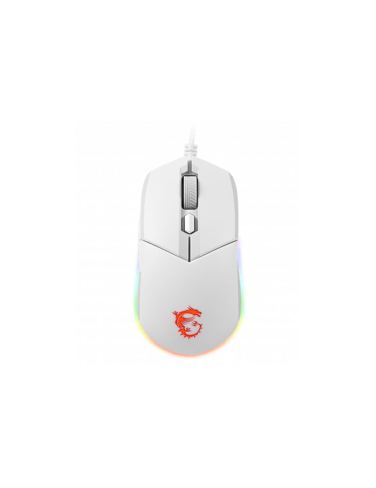 Mouse optic MSI Clutch GM11, USB, White
