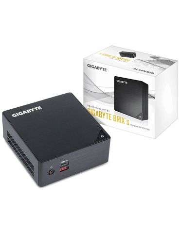Gigabyte GB-BKi7HA-7500 (rev. 1.0) Dimensiune carcasă PC 0.6L Negru BGA 1356 i7-7500U 2,7 GHz