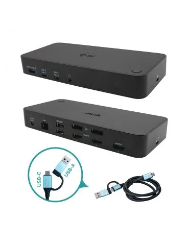i-tec CATRIPLEDOCKPDPRO stații de andocare și replicatoare de porturi pentru calculatoare portabile Prin cablu USB 3.2 Gen 1 - Tik.ro