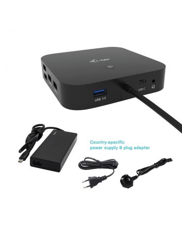 i-tec C31HDMIDPDOCKPD65 stații de andocare și replicatoare de porturi pentru calculatoare portabile Prin cablu USB 3.2 Gen 1