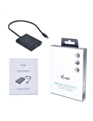 i-tec C31DUAL4KHDMI adaptor grafic USB 3840 x 2160 Pixel Negru