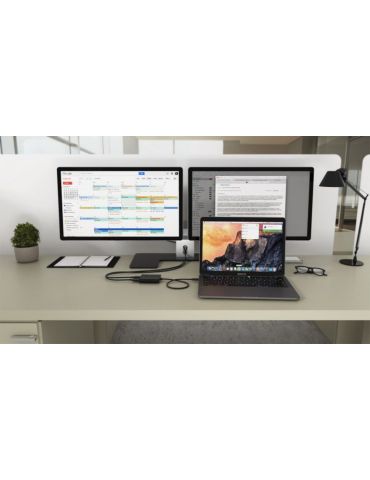 i-tec C31DUAL4KHDMI adaptor grafic USB 3840 x 2160 Pixel Negru