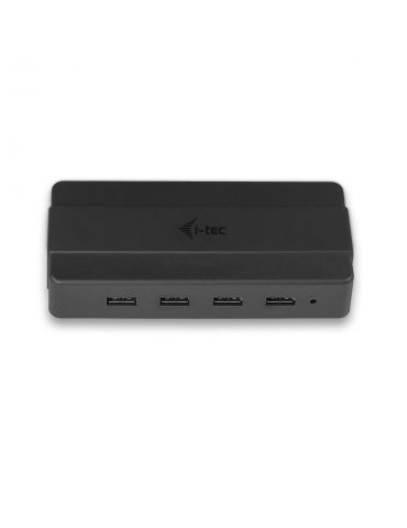 i-tec U3HUB445 hub-uri de interfață USB 3.2 Gen 1 (3.1 Gen 1) Type-B 5000 Mbit s Negru