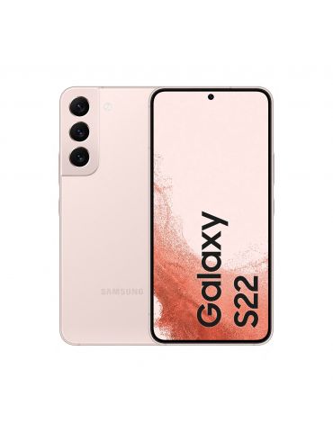 Samsung Galaxy S22 SM-S901B 15,5 cm (6.1") Dual SIM Android 12 5G USB tip-C 8 Giga Bites 128 Giga Bites 3700 mAh Pink gold (roz