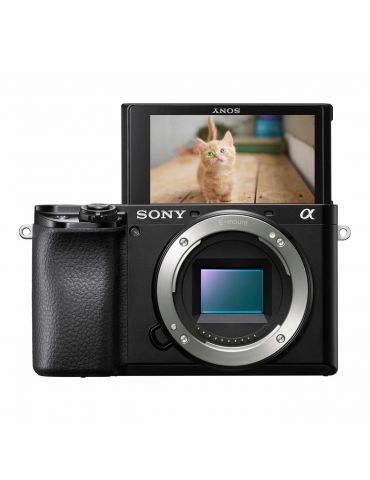 Sony α 6100 + 16-50mm MILC 24,2 MP CMOS 6000 x 40000 Pixel Negru