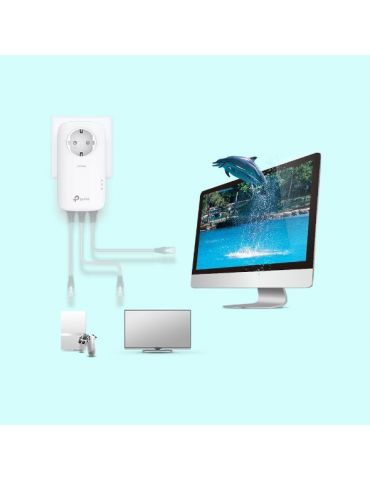 TP-Link TL-PA8033P KIT adaptor rețea alimentare 1300 Mbit s Ethernet LAN Alb