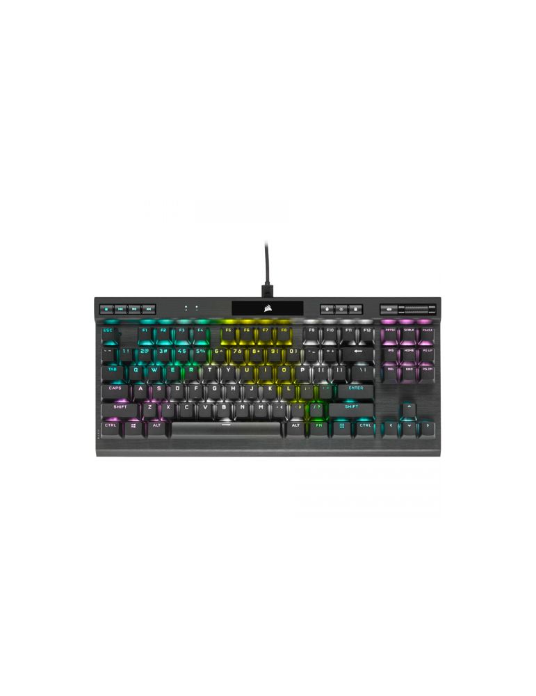 Tastatura Corsair K70 RGB TKL CHAMPION SERIES OPX Optical-Mechanical, RGB LED, USB, Black