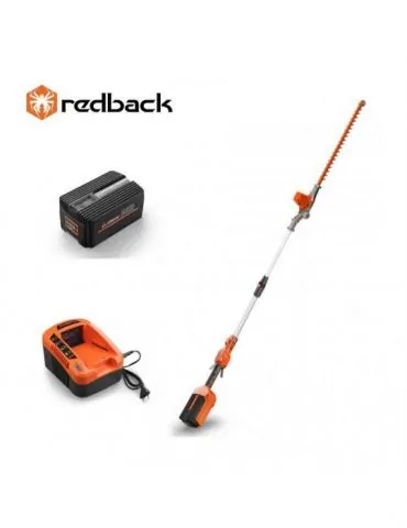 Redback Pachet E920D+EP20+EC20 Trimmer de gard viu extensibil 40V 2400mm 520mm acumulator 40V/2Ah incarcator 40V/2A Redback - 1 - Tik.ro