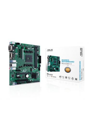 ASUS PRO A520M-C II CSM AMD A520 Mufă AM4 micro-ATX