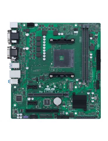 ASUS PRO A520M-C II CSM AMD A520 Mufă AM4 micro-ATX