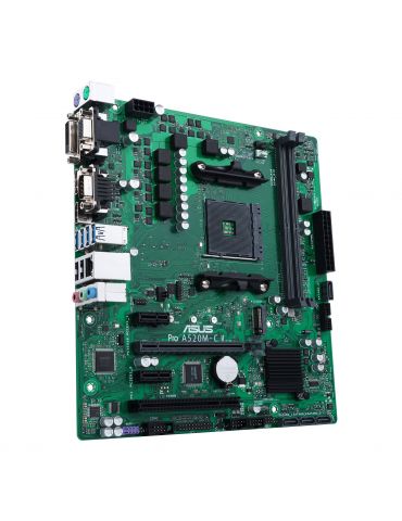 ASUS PRO A520M-C II CSM AMD A520 Mufă AM4 micro-ATX