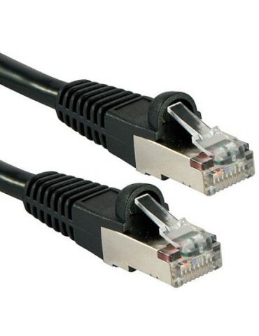 Lindy 47177 cabluri de rețea Negru 1 m Cat6 S FTP (S-STP) - Tik.ro