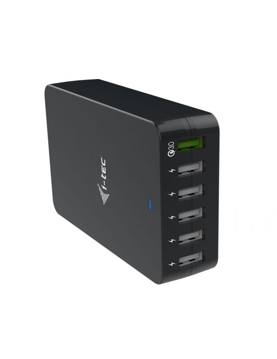 i-tec CHARGER6P52W încărcătoare pentru dispozitive mobile Negru De interior