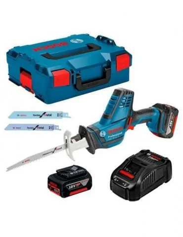 Bosch GSA 18 V-LI C Ferastrau sabie Li-Ion cu 2 acumulatori Li-Ion 5Ah + L-Boxx Bosch - 1 - Tik.ro